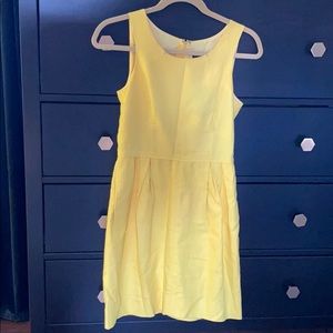 jcrew factory yellow dress